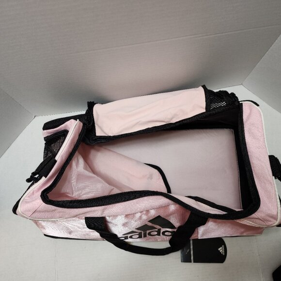 New Adidas Duffle Bag with Shoe Compartment - Pink with Black - Picture 5 of 11